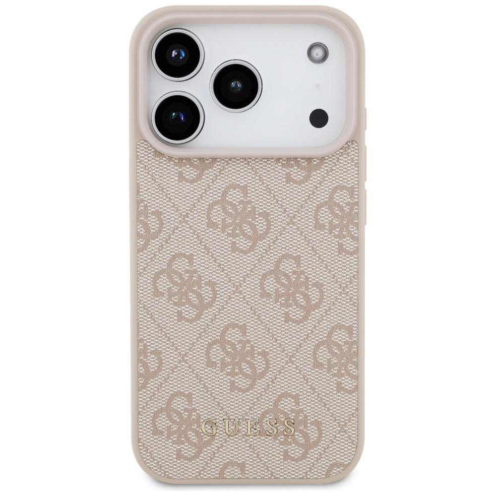 Custodia per Apple iPhone 17 Pro, Guess, 4G Classic, Rosa