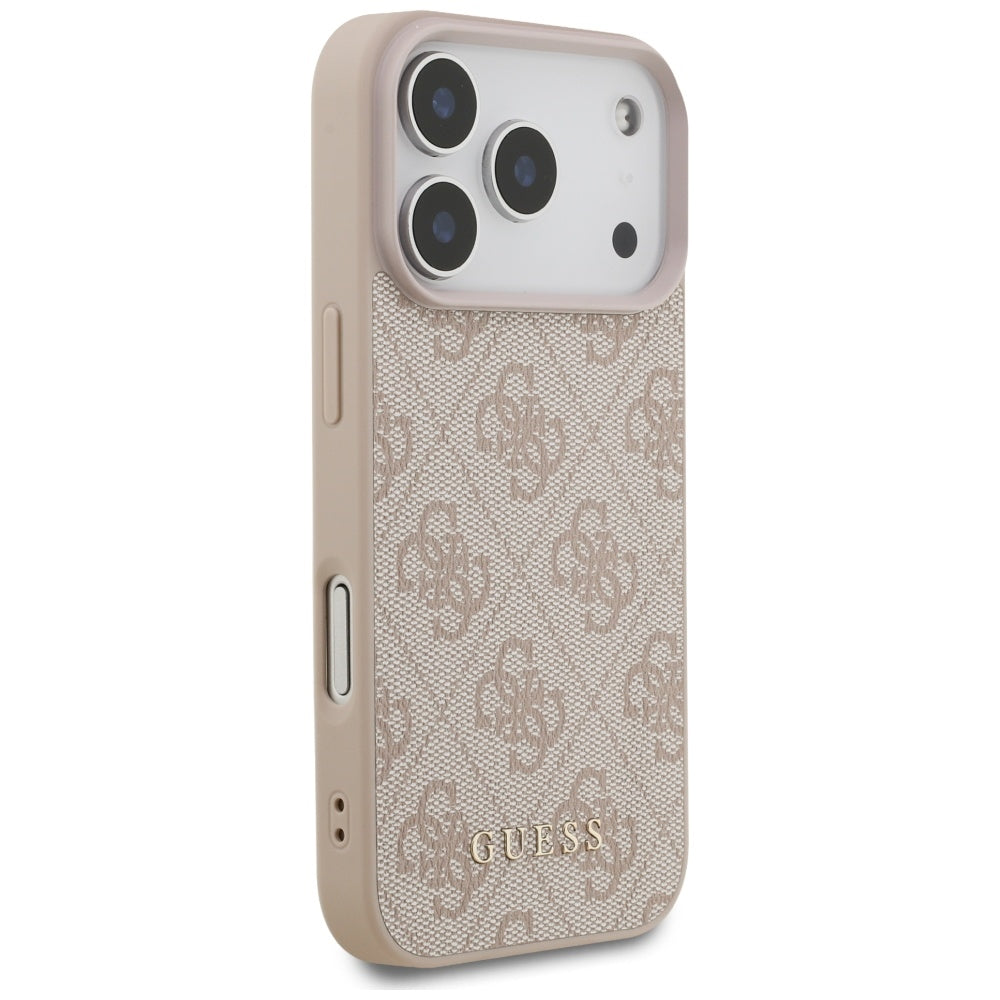 Custodia per Apple iPhone 17 Pro, Guess, 4G Classic, Rosa
