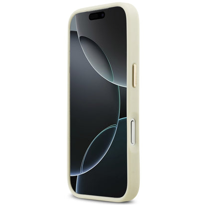 Custodia per Apple iPhone 17 Pro, Karl Lagerfeld, Script Logo, Beige