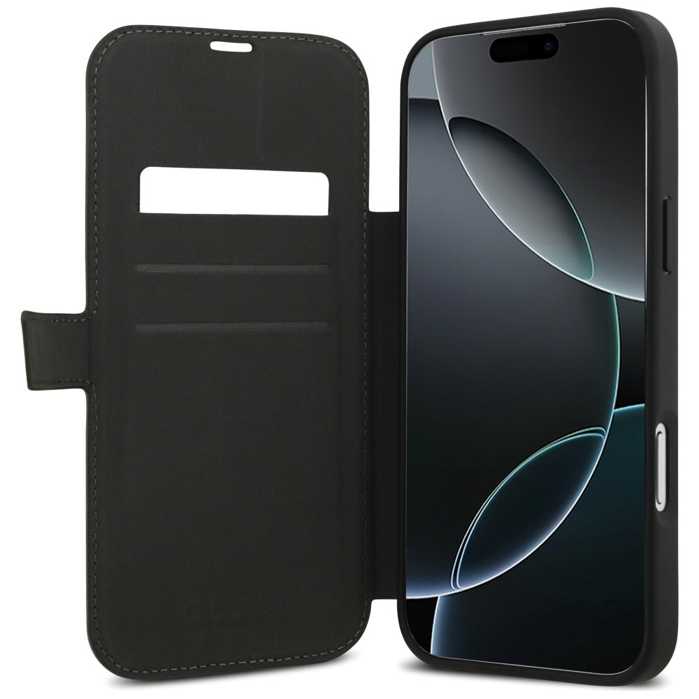 Custodia per Apple iPhone 17 Pro Max, Guess, 4G Metal Logo, Marrone