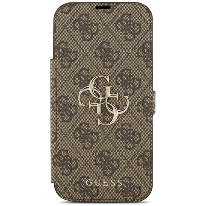 Custodia per Apple iPhone 17 Pro Max, Guess, 4G Metal Logo, Marrone