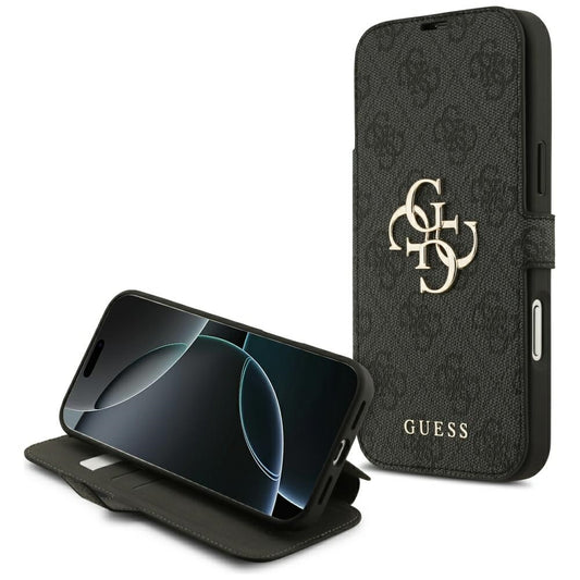 Custodia per Apple iPhone 17 Pro Max, Guess, 4G Metal Logo, Nera