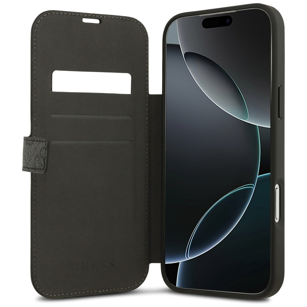 Custodia per Apple iPhone 17 Pro Max, Guess, 4G Metal Logo, Nera