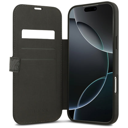 Custodia per Apple iPhone 17 Pro Max, Guess, 4G Metal Logo, Nera