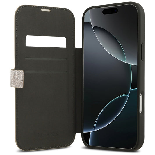Custodia per Apple iPhone 17 Pro Max, Guess, 4G Metal Logo, Rosa