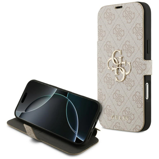 Custodia per Apple iPhone 17 Pro Max, Guess, 4G Metal Logo, Rosa
