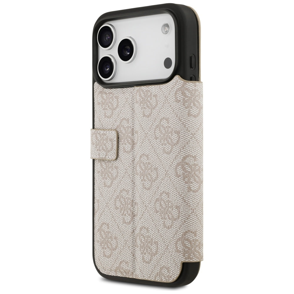Custodia per Apple iPhone 17 Pro Max, Guess, 4G Metal Logo, Rosa