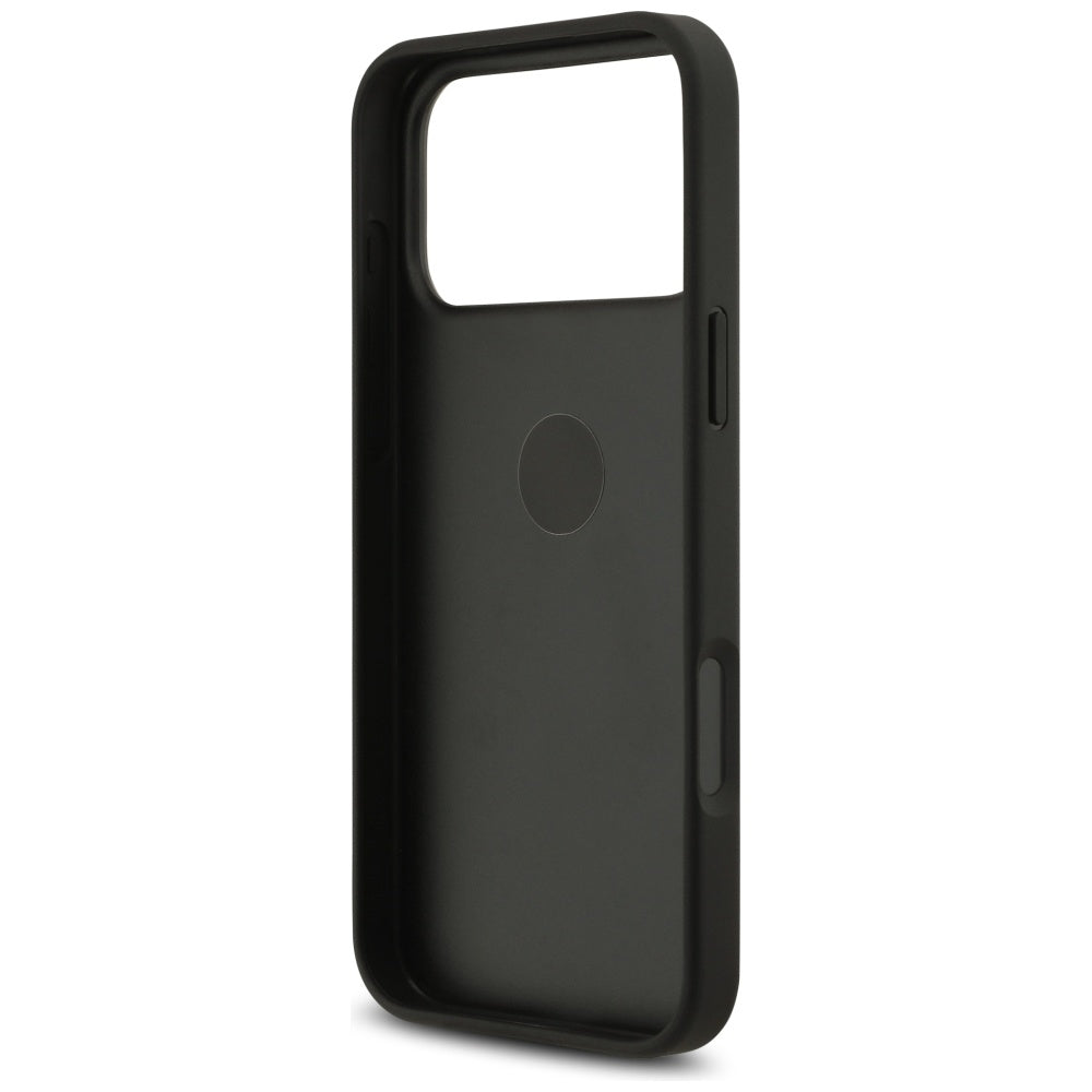 Custodia per Apple iPhone 17 Pro Max, Guess, 4G Ring Stand, Nera