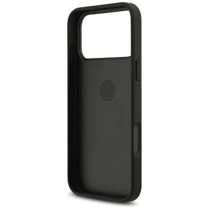 Custodia per Apple iPhone 17 Pro Max, Guess, 4G Ring Stand, Nera