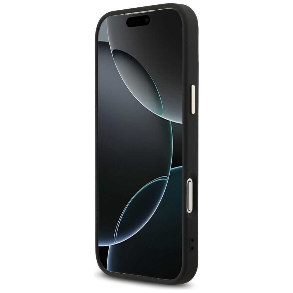 Custodia per Apple iPhone 17 Pro Max, Guess, Big 4G Logo Classic, Nera Dorata
