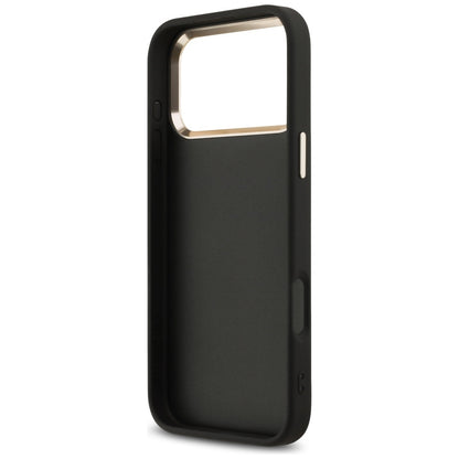 Custodia per Apple iPhone 17 Pro Max, Guess, Big 4G Logo Classic, Nera Dorata