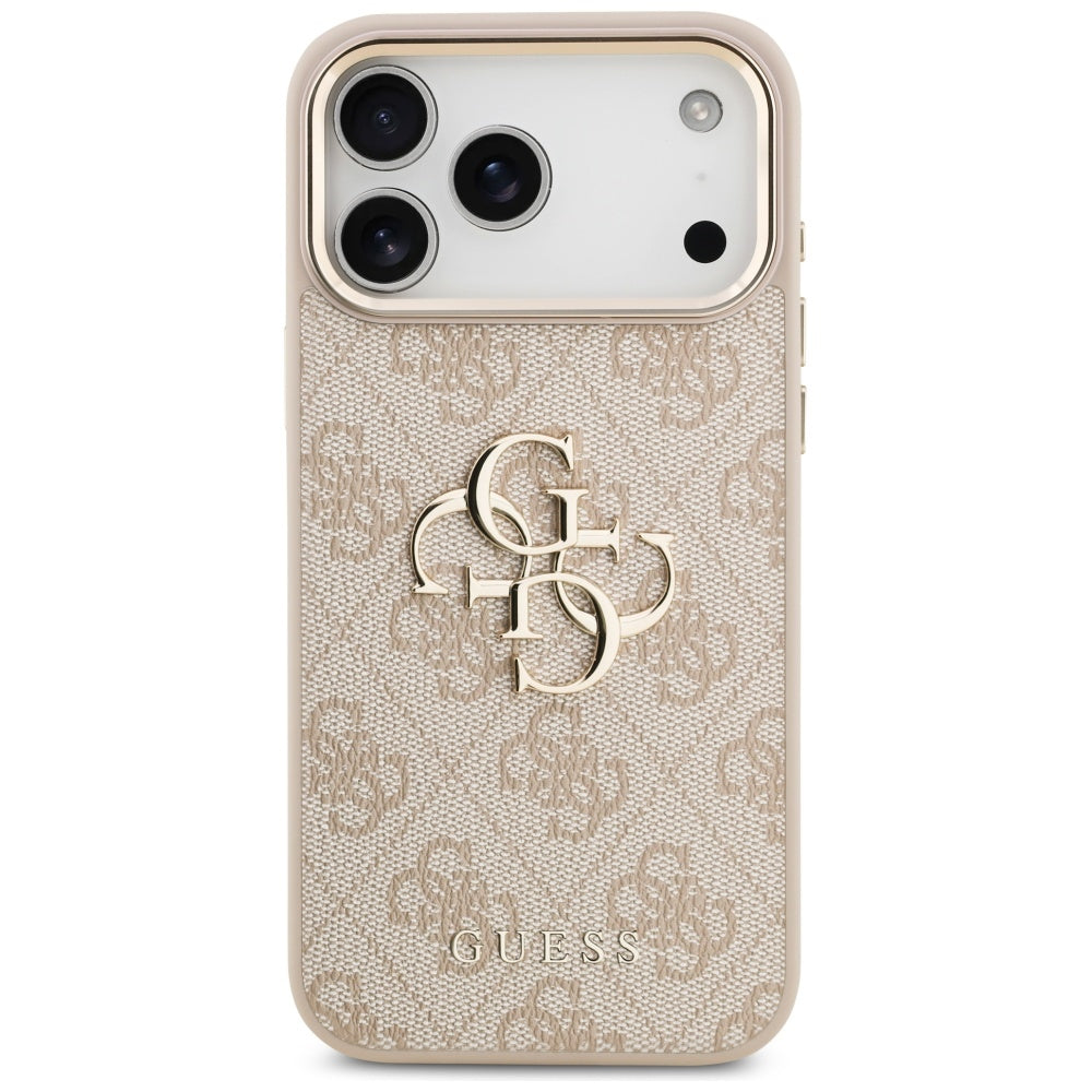 Custodia per Apple iPhone 17 Pro Max, Guess, Big 4G Logo Classic, Rosa Dorato