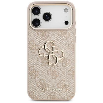 Custodia per Apple iPhone 17 Pro Max, Guess, Big 4G Logo Classic, Rosa Dorato