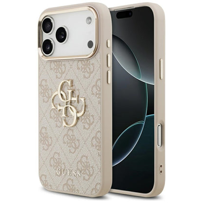 Custodia per Apple iPhone 17 Pro Max, Guess, Big 4G Logo Classic, Rosa Dorato