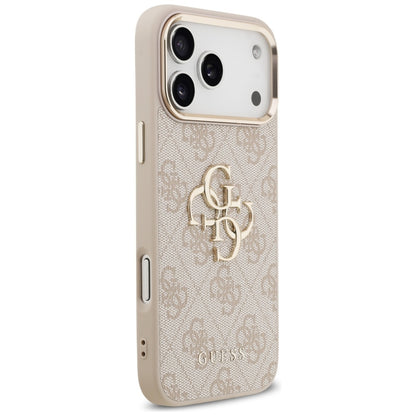 Custodia per Apple iPhone 17 Pro Max, Guess, Big 4G Logo Classic, Rosa Dorato