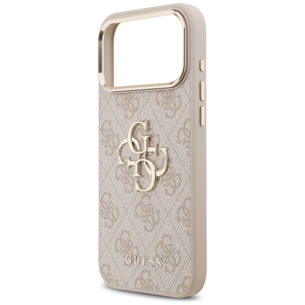 Custodia per Apple iPhone 17 Pro Max, Guess, Big 4G Logo Classic, Rosa Dorato