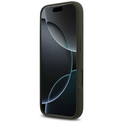 Custodia per Apple iPhone 17 Pro Max, Guess, Big 4G Script, Kaki
