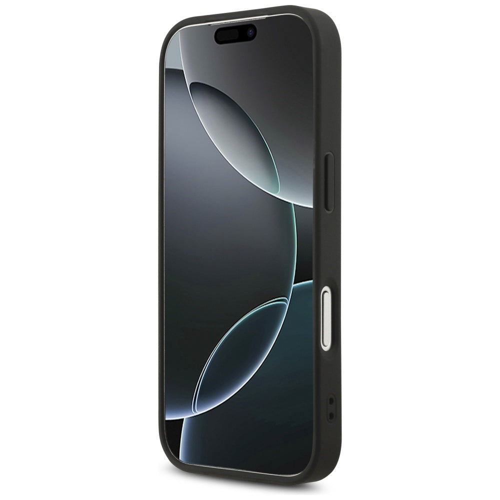 Custodia per Apple iPhone 17 Pro Max, Guess, Fixed Glitter Big 4G, Nera