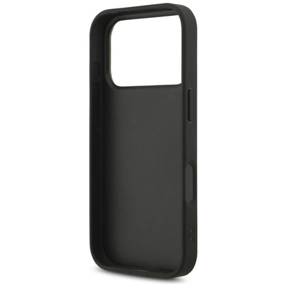 Custodia per Apple iPhone 17 Pro Max, Guess, Fixed Glitter Big 4G, Nera