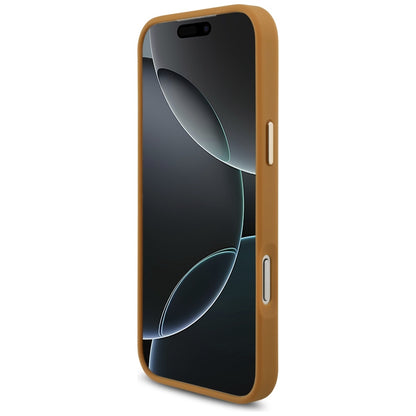 Custodia per Apple iPhone 17 Pro Max, Karl Lagerfeld, Script Logo, Marrone