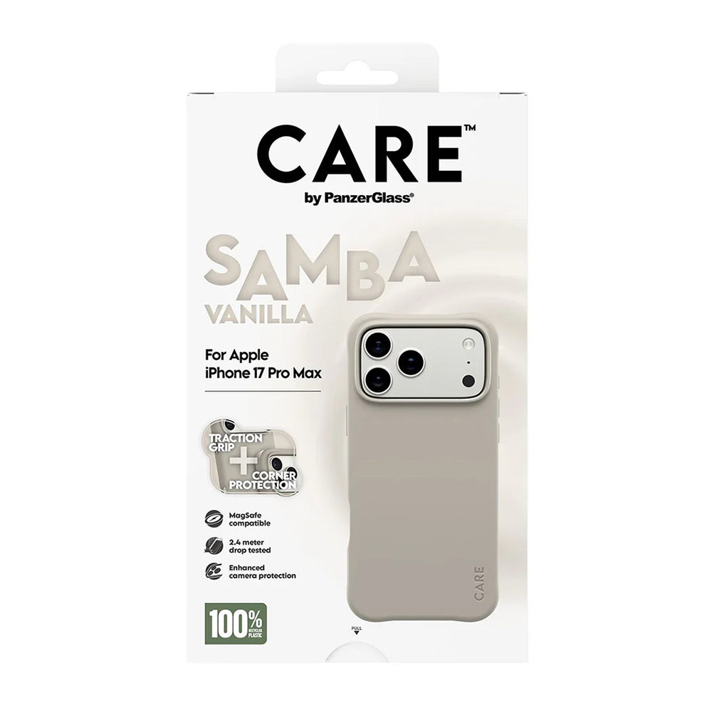 Custodia per Apple iPhone 17 Pro Max, PanzerGlass, Care Fashionable, Beige
