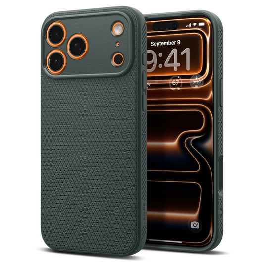 Custodia per Apple iPhone 17 Pro Max, Spigen, Liquid Air, Verde
