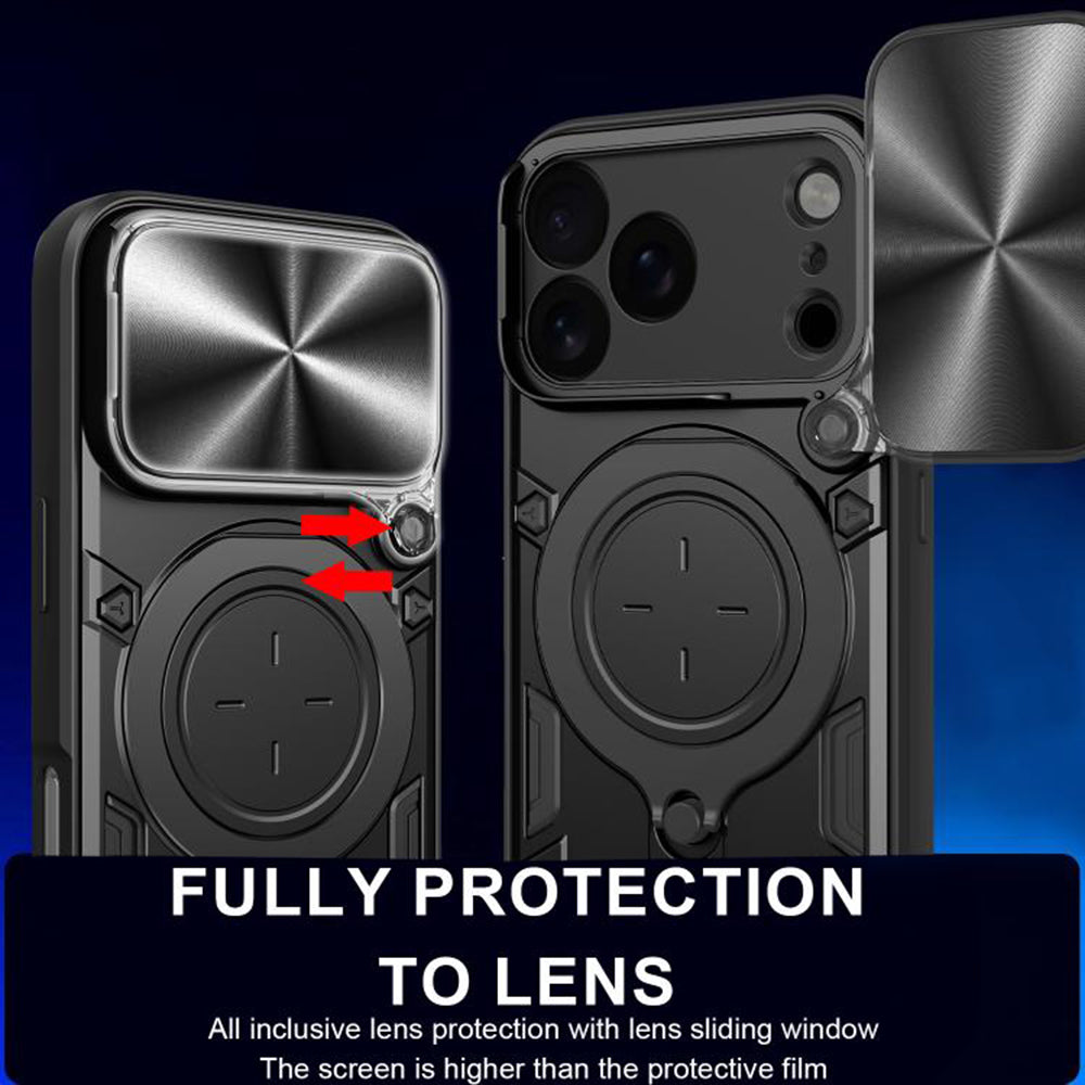 Custodia per Apple iPhone 17 Pro Max, Techsuit, CamGuard Pro, Nera