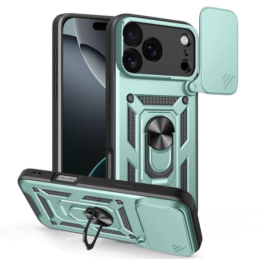 Custodia per Apple iPhone 17 Pro Max, Techsuit, CamShield, Verde