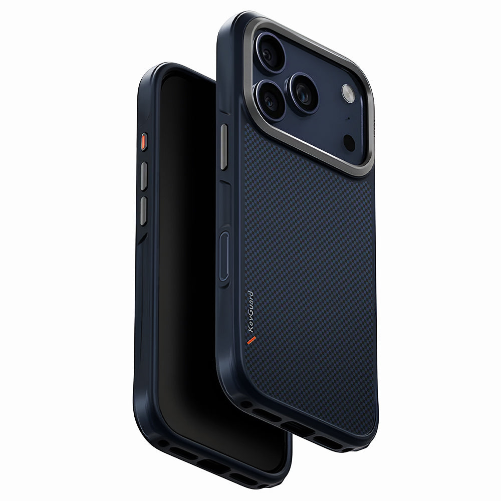 Custodia MagSafe per Apple iPhone 17 Pro Max, UNIQ, Keva MagClick, Blu navy