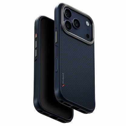 Custodia MagSafe per Apple iPhone 17 Pro Max, UNIQ, Keva MagClick, Blu navy