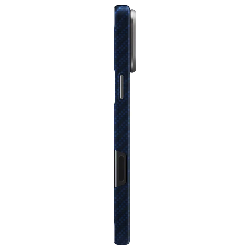 Custodia MagSafe per Apple iPhone 17 Pro Max, UNIQ, Keva MagClick, Blu navy