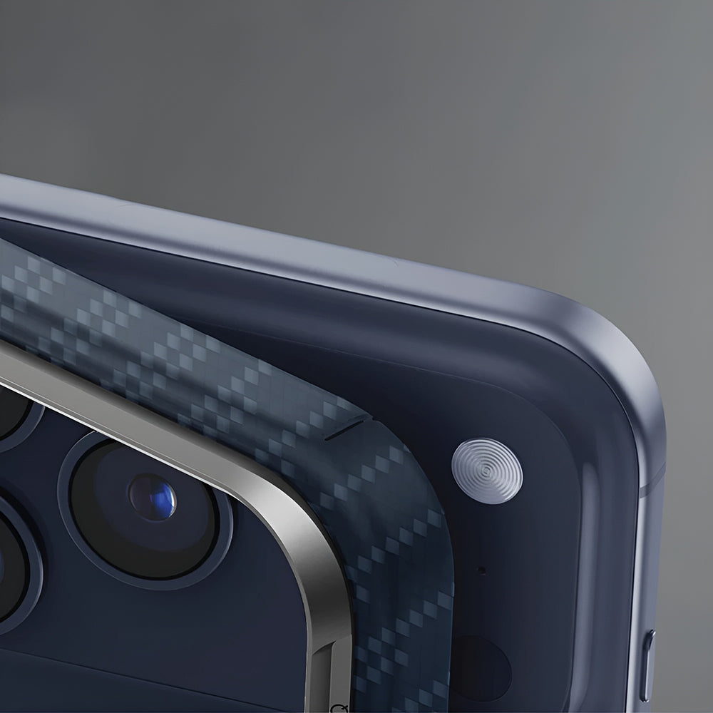 Custodia MagSafe per Apple iPhone 17 Pro Max, UNIQ, Keva MagClick, Blu navy