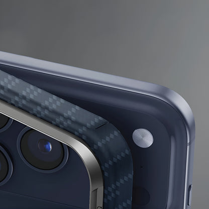 Custodia MagSafe per Apple iPhone 17 Pro Max, UNIQ, Keva MagClick, Blu navy