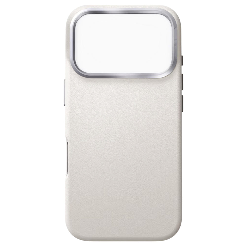 Custodia per Apple iPhone 17 Pro Max, UNIQ, Lyden Leatherette, Grigio