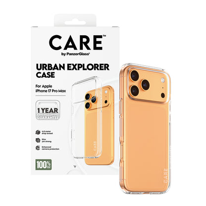 Case for Apple iPhone 17 Pro, PanzerGlass, Urban Explorer Series, Transparent