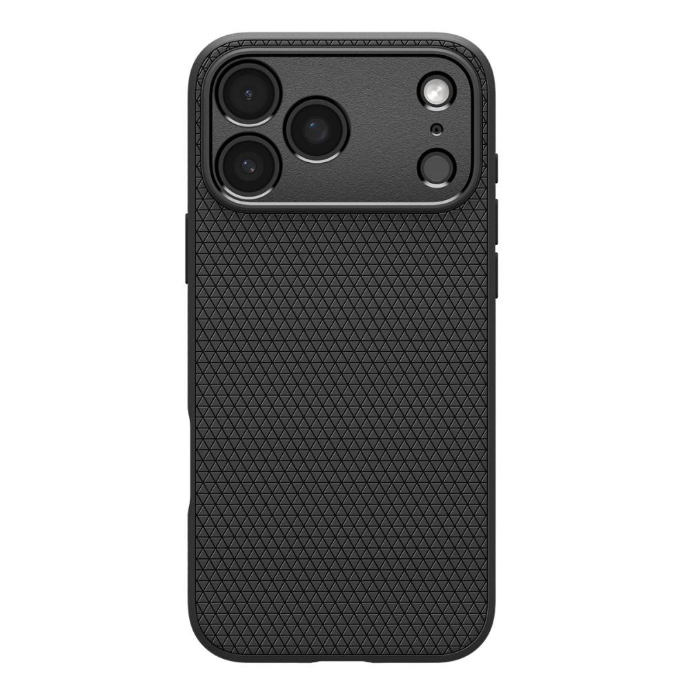 Custodia per Apple iPhone 17 Pro, Spigen, Liquid Air, Nero Opaco
