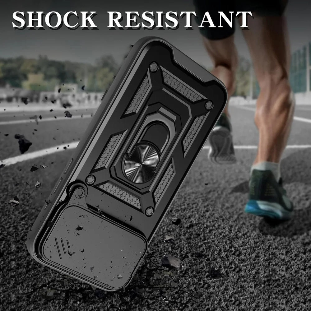 Custodia per Apple iPhone 17 Pro, Techsuit, CamShield, Blu