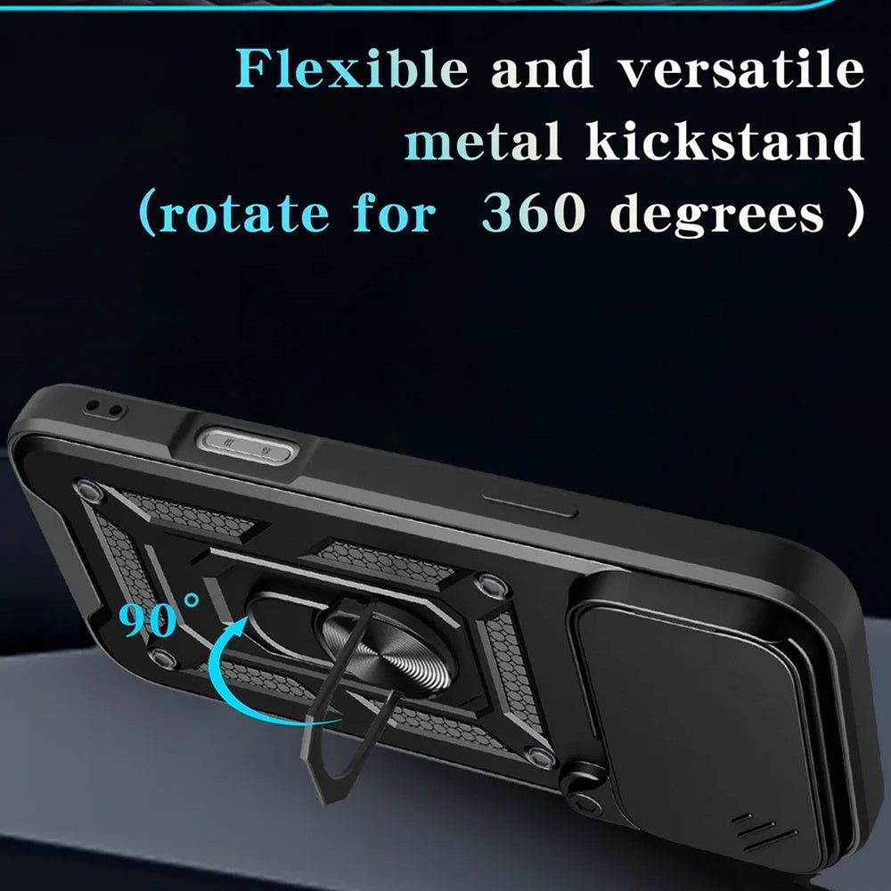 Custodia per Apple iPhone 17 Pro, Techsuit, CamShield, Blu