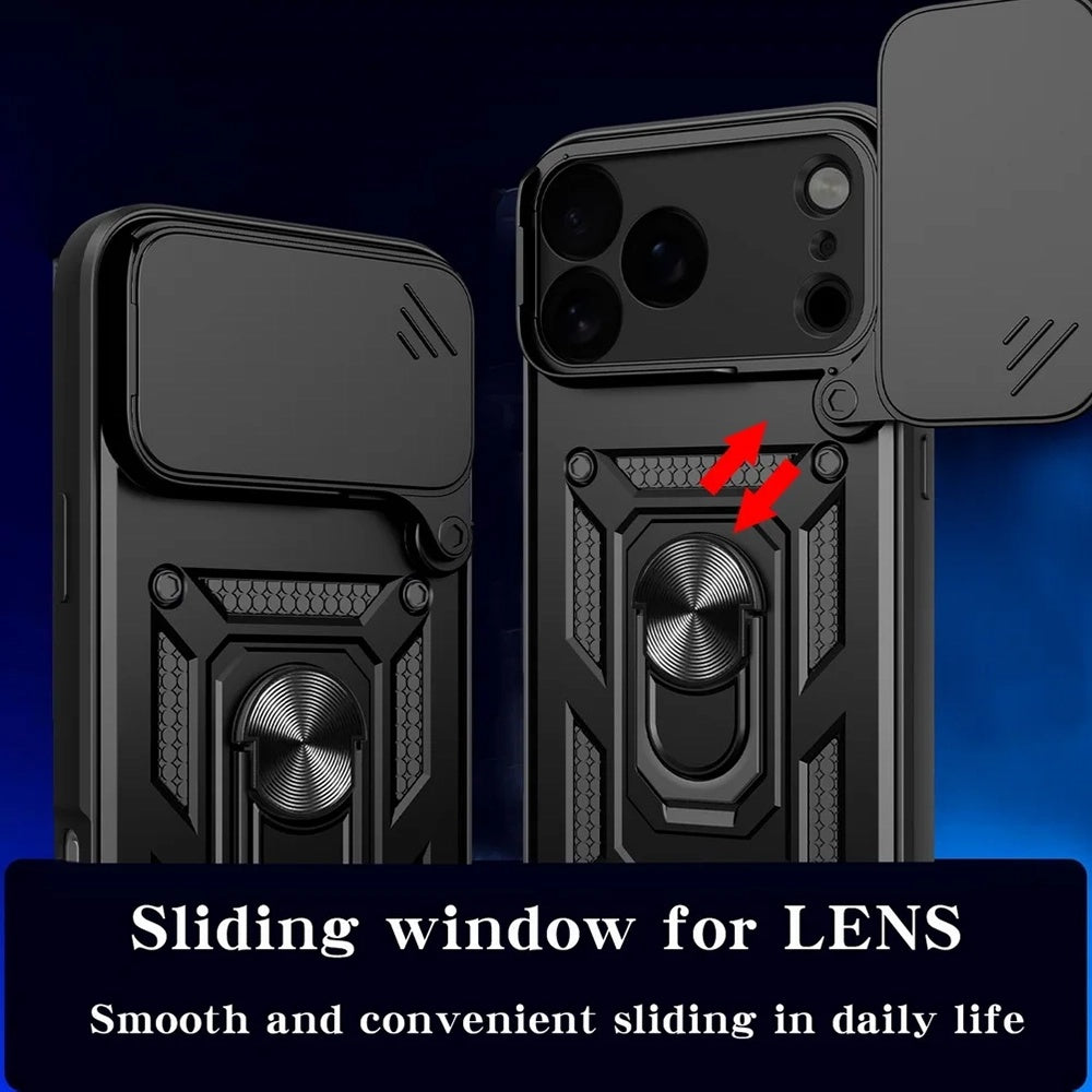 Custodia per Apple iPhone 17 Pro, Techsuit, CamShield, Blu
