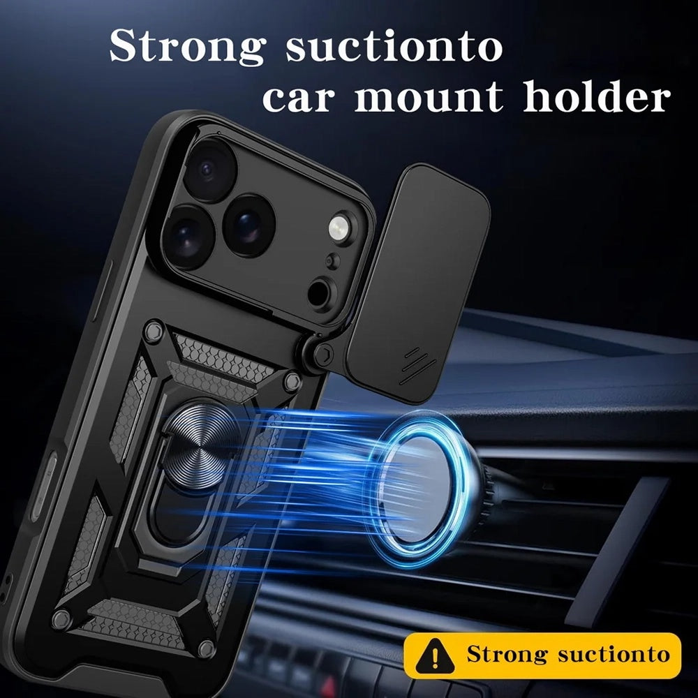 Custodia per Apple iPhone 17 Pro, Techsuit, CamShield, Blu