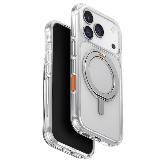 Custodia per Apple iPhone 17 Pro, UNIQ, Swivix, Argento