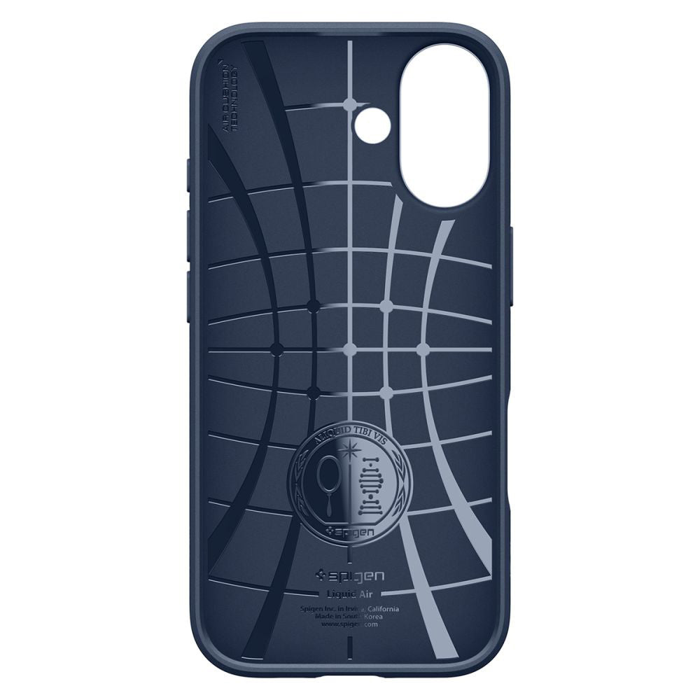 Custodia per Apple iPhone 17, Spigen, Liquid Air, Blu Navy