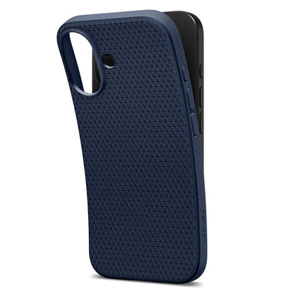 Custodia per Apple iPhone 17, Spigen, Liquid Air, Blu Navy