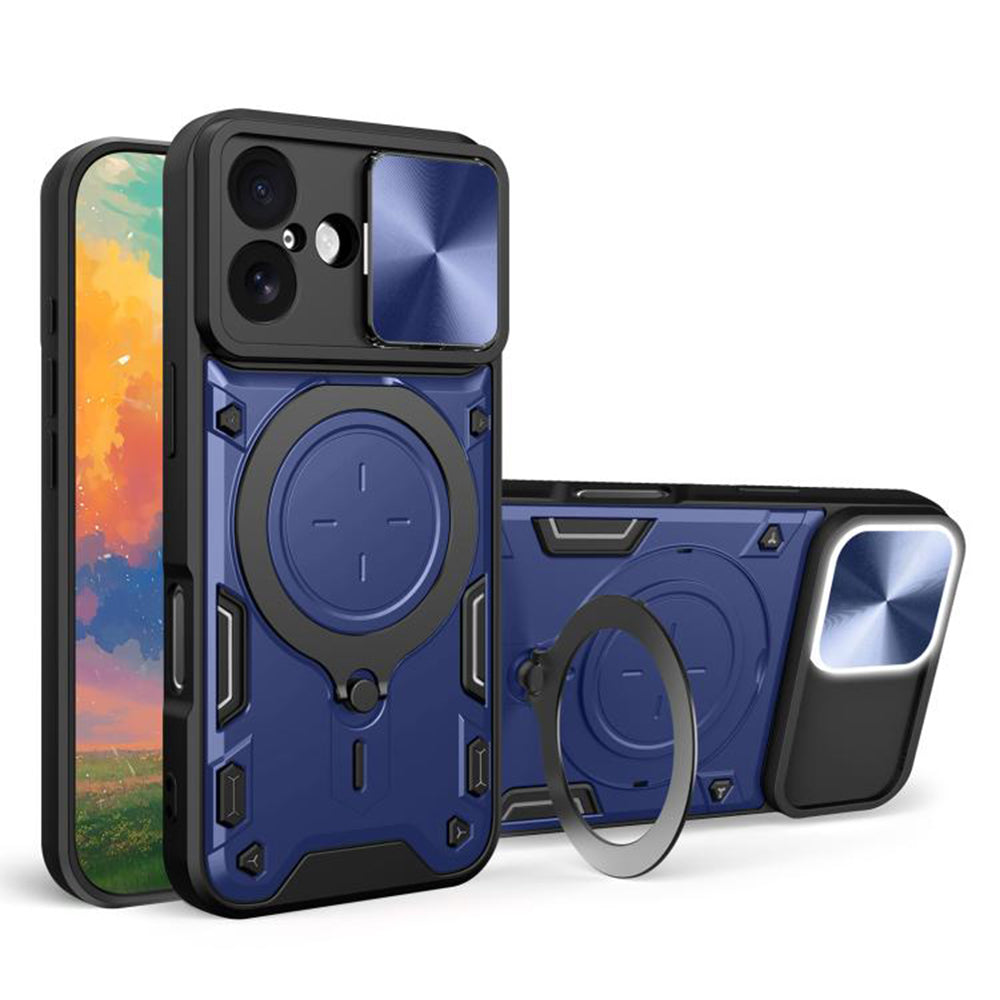 Custodia per Apple iPhone 17, Techsuit, CamGuard Pro, Blu