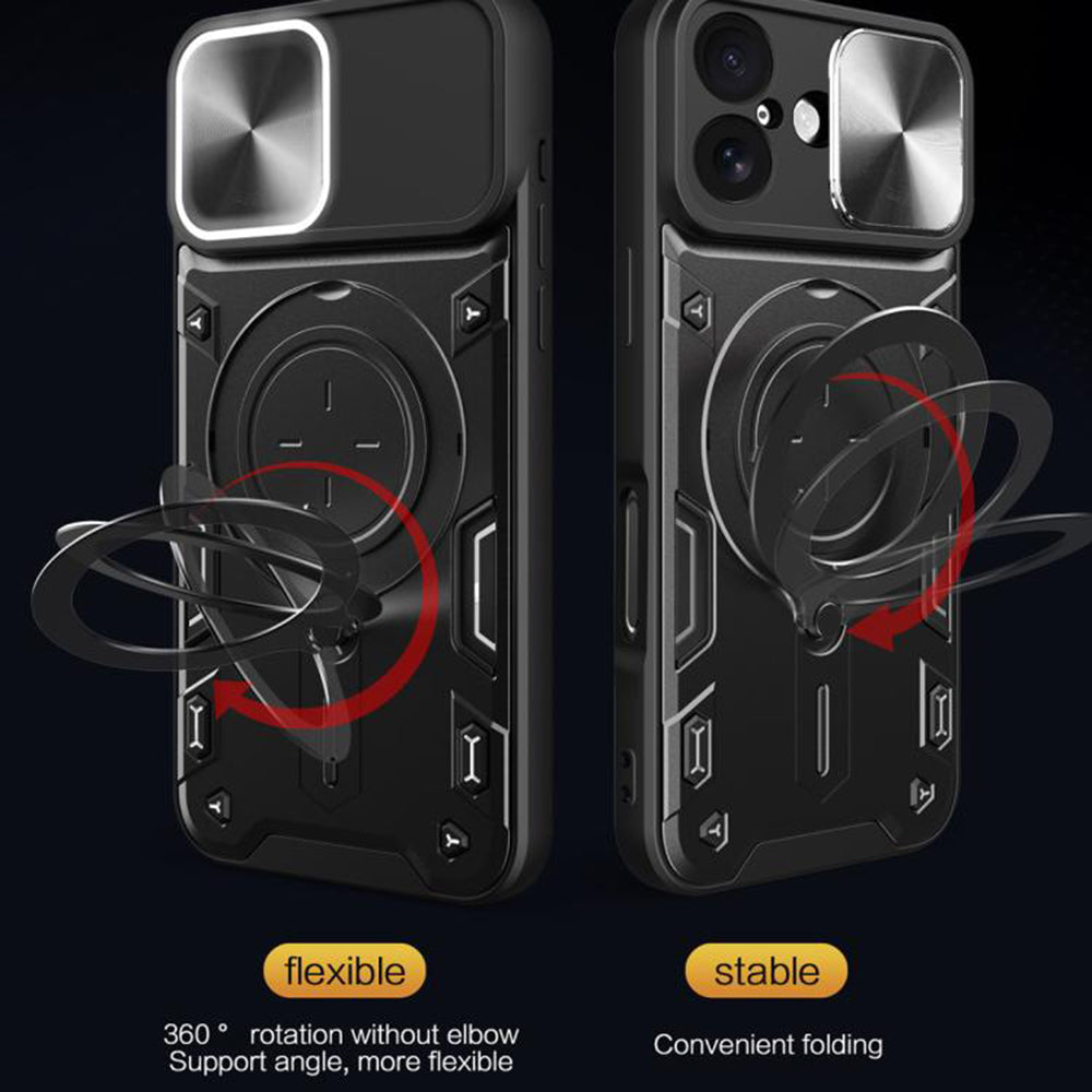 Custodia per Apple iPhone 17, Techsuit, CamGuard Pro, Blu