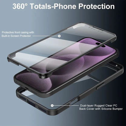 Custodia per Apple iPhone 17, Techsuit, ColorVerse 360, Blu