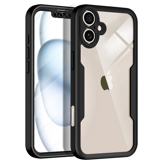 Custodia per Apple iPhone 17, Techsuit, ColorVerse 360, Nera