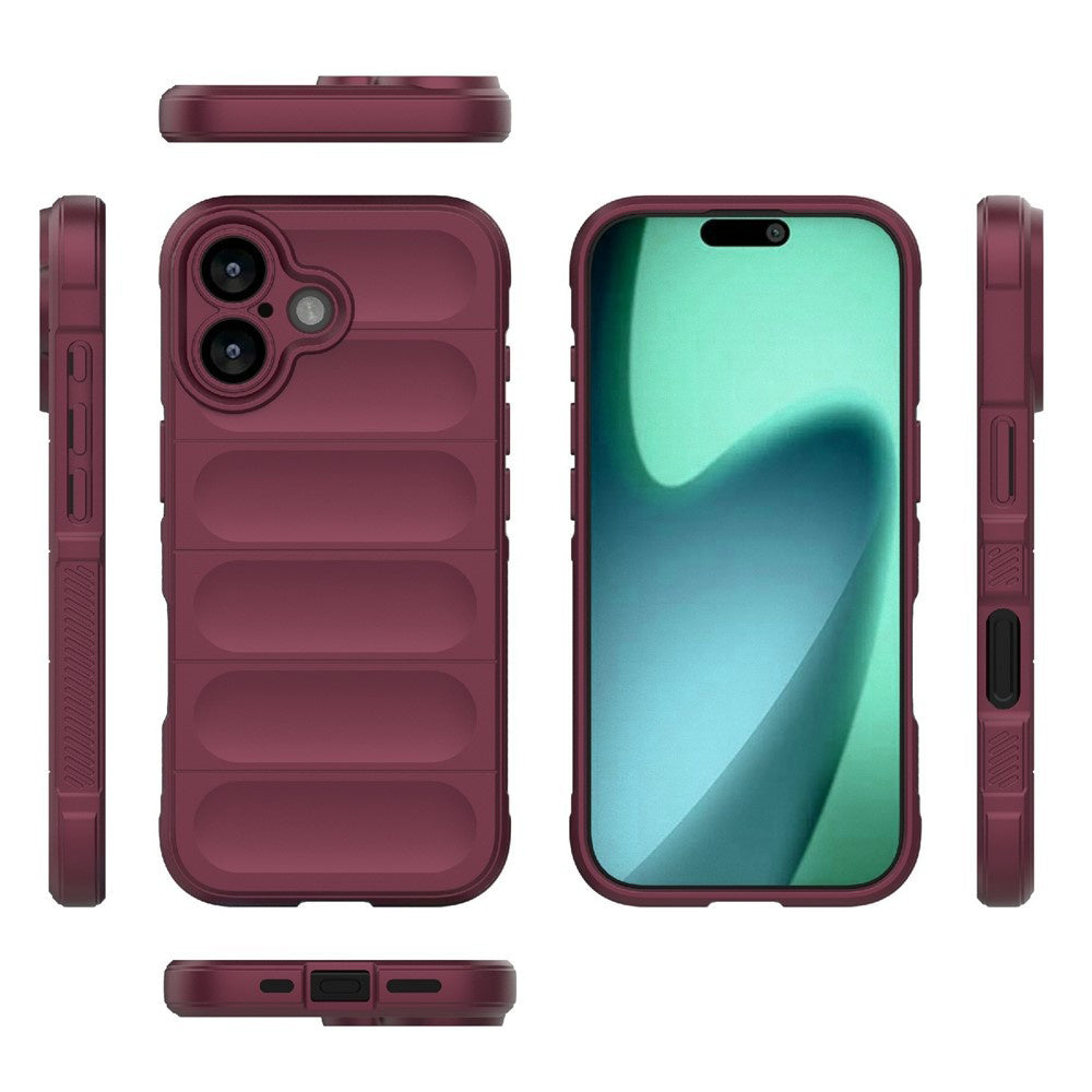 Custodia per Apple iPhone 17, Techsuit, Magic Shield, Bordeaux