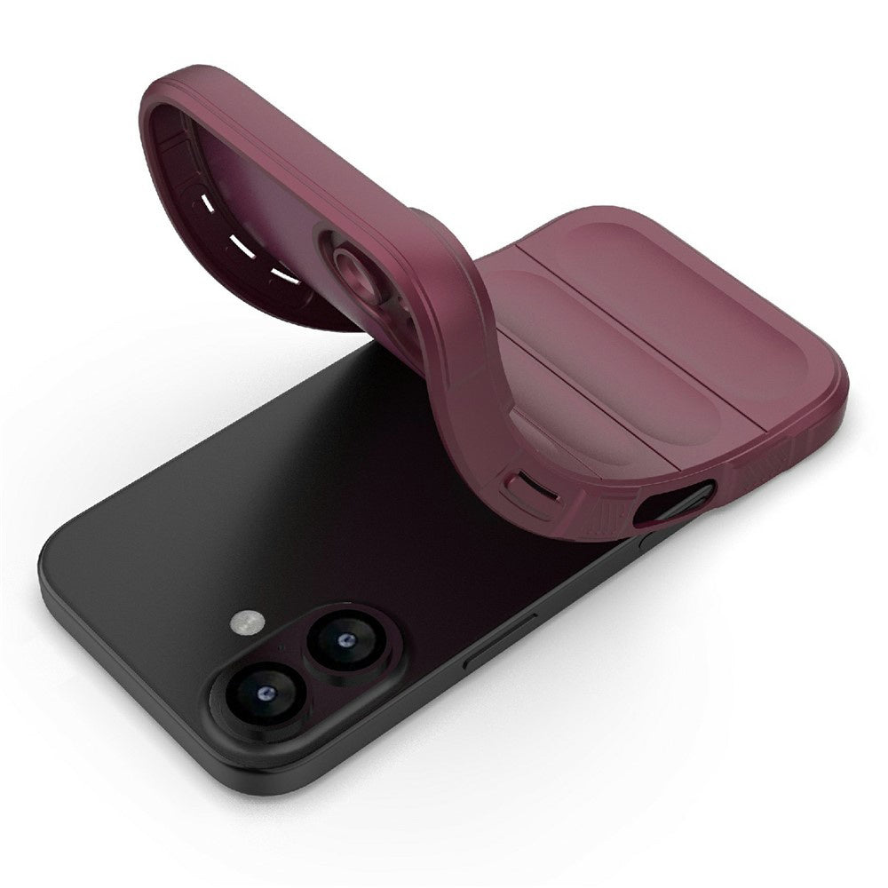 Custodia per Apple iPhone 17, Techsuit, Magic Shield, Bordeaux