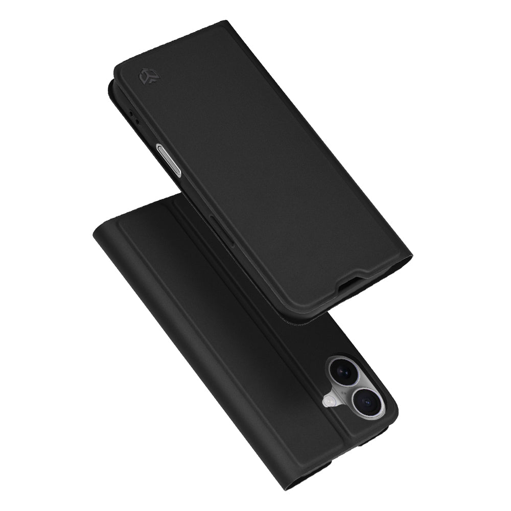 Custodia per Apple iPhone 17, Techsuit, Magskin Book, Nera